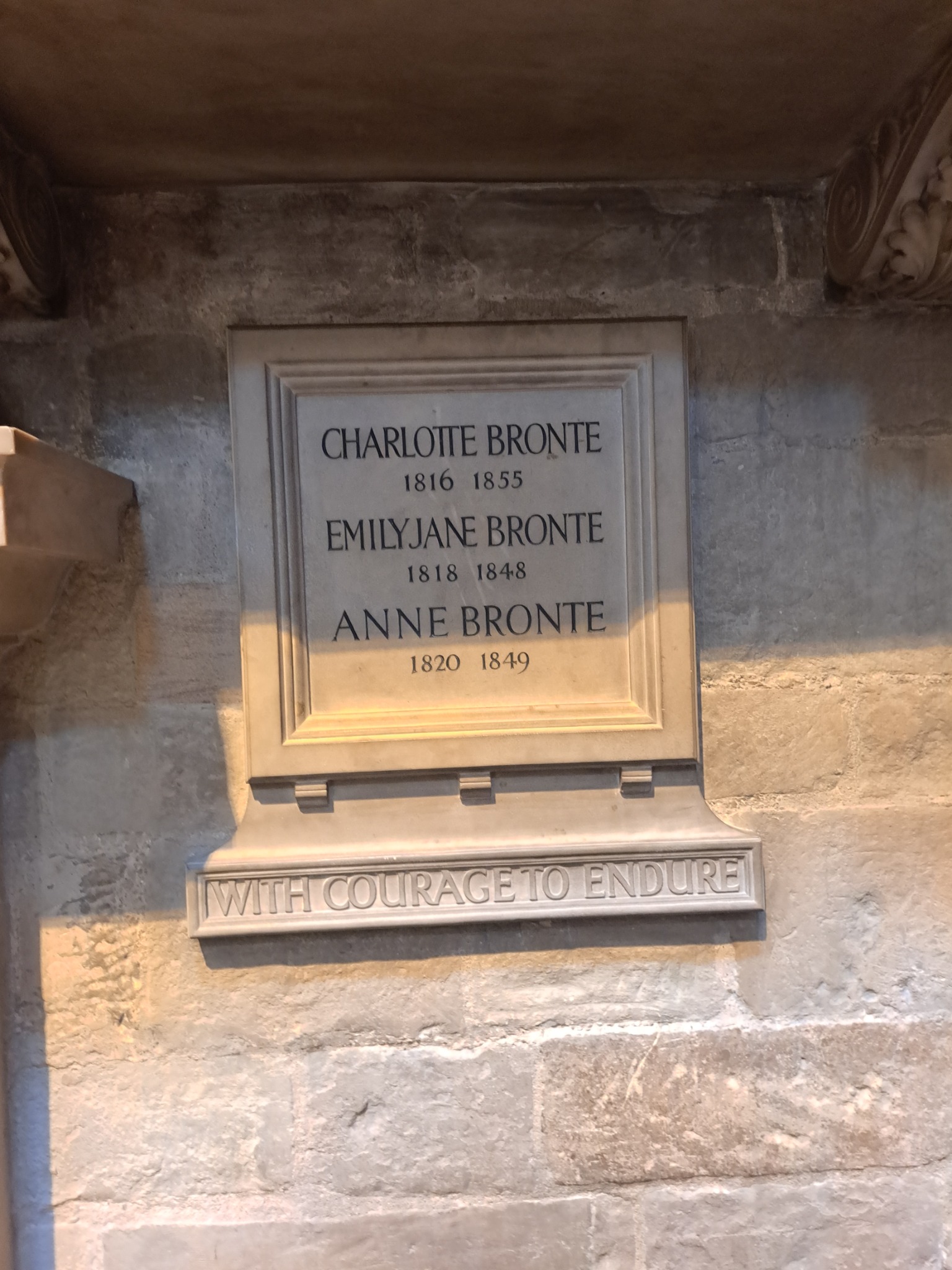 The Brontë sisters remembered in Westminster Abbey
