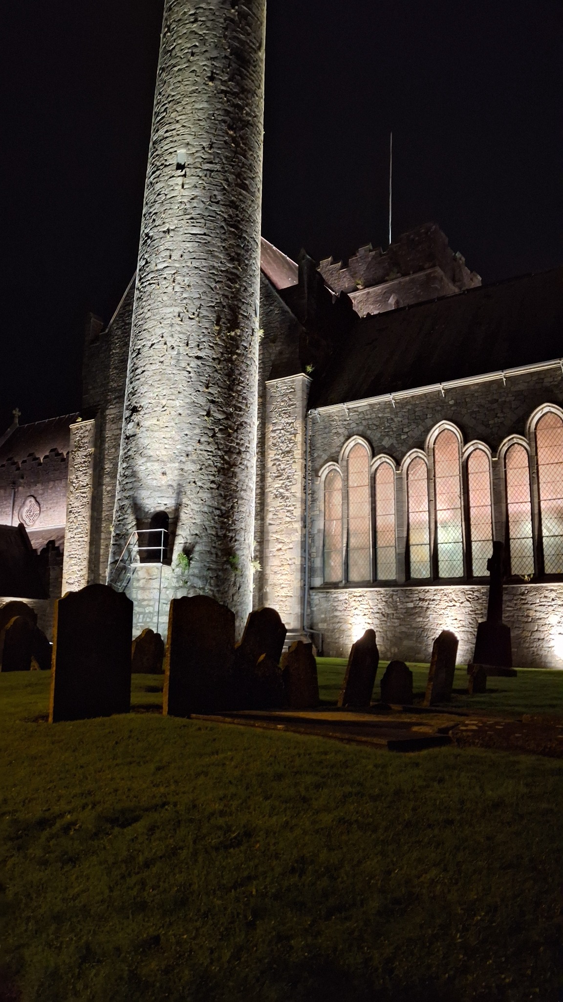A nighttime literary stop in Ireland