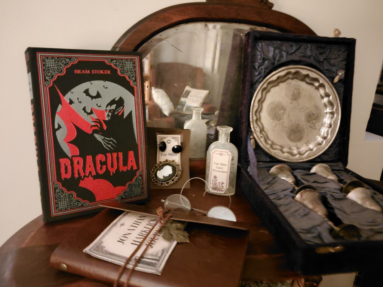 Dracula staged as a literary scene.